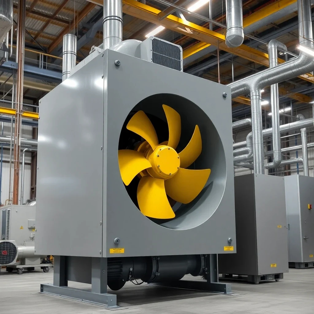 Fan and blower acoustic enclosure scene for noise reduction review
