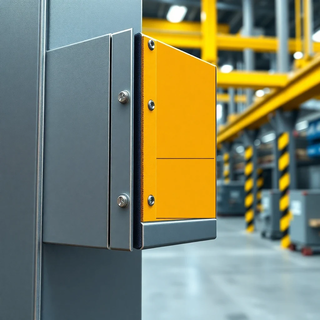 Industrial acoustic enclosure panel and layout diagram