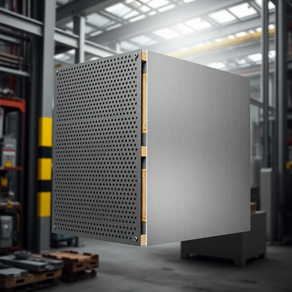 Soundproof chamber diagram for acoustic test report review
