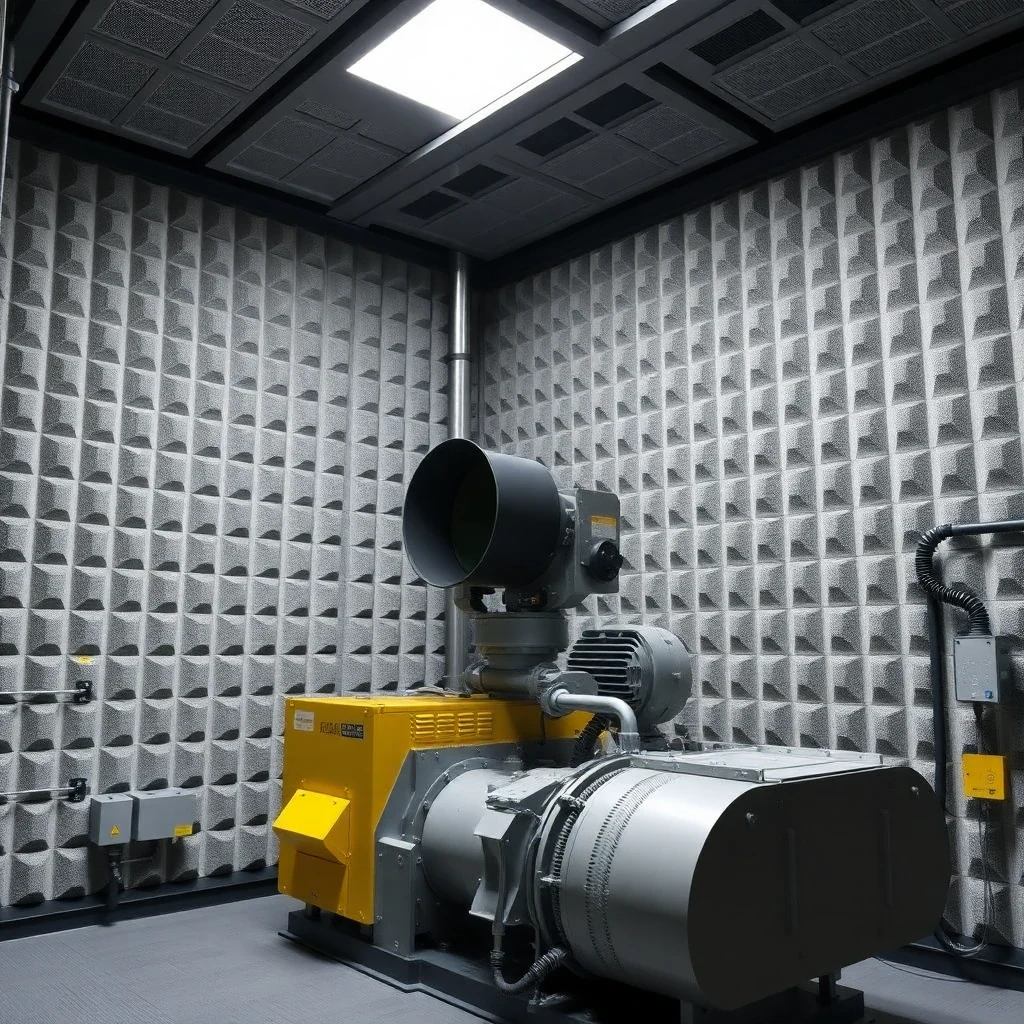 Soundproof chamber interior for certification and documentation review