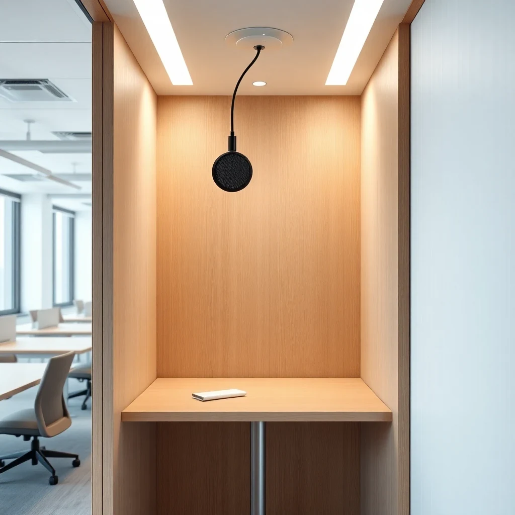 Office Privacy Booth – interior view