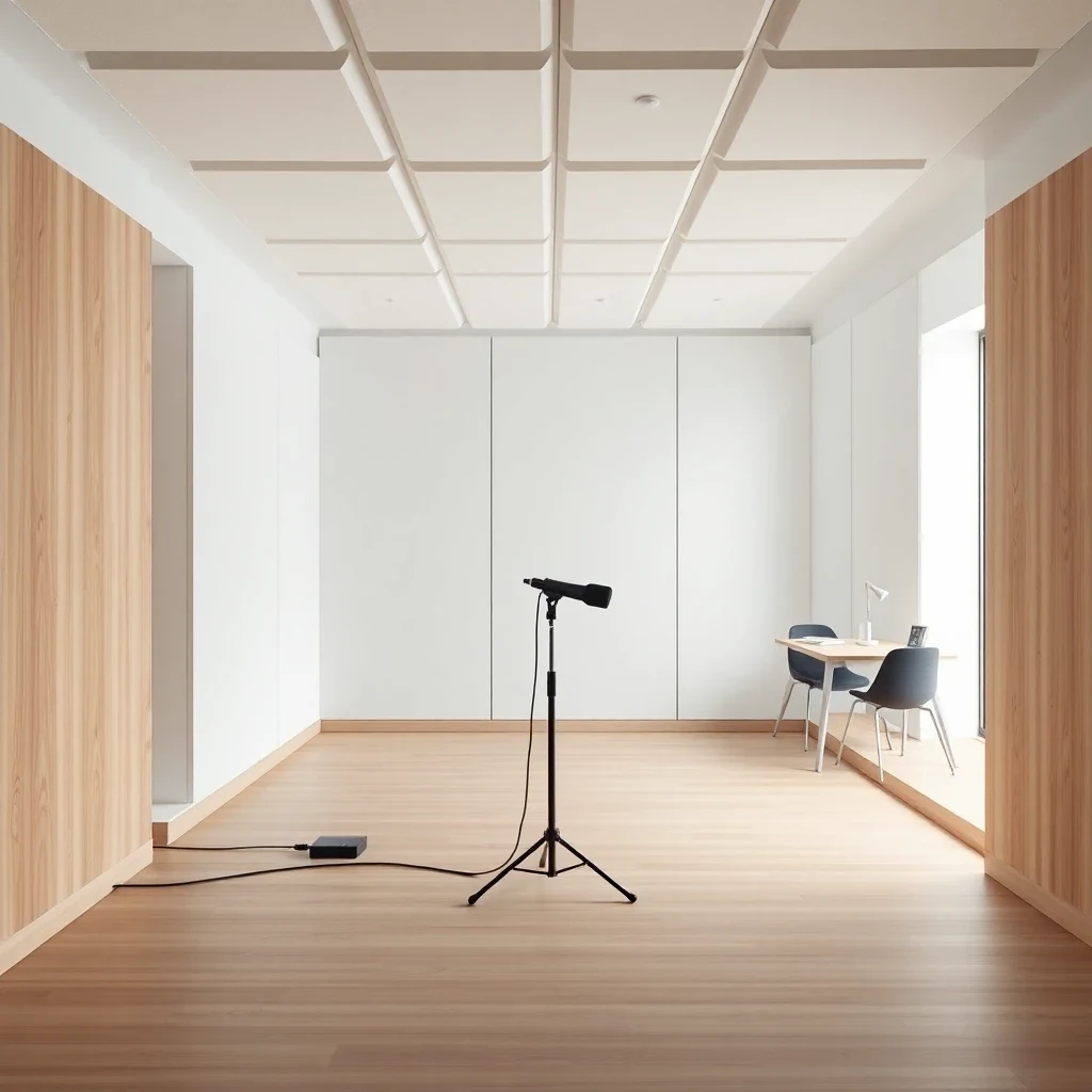 Recording Booth – interior view
