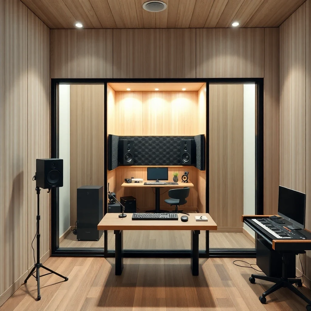 Recording Booth – in-use scene