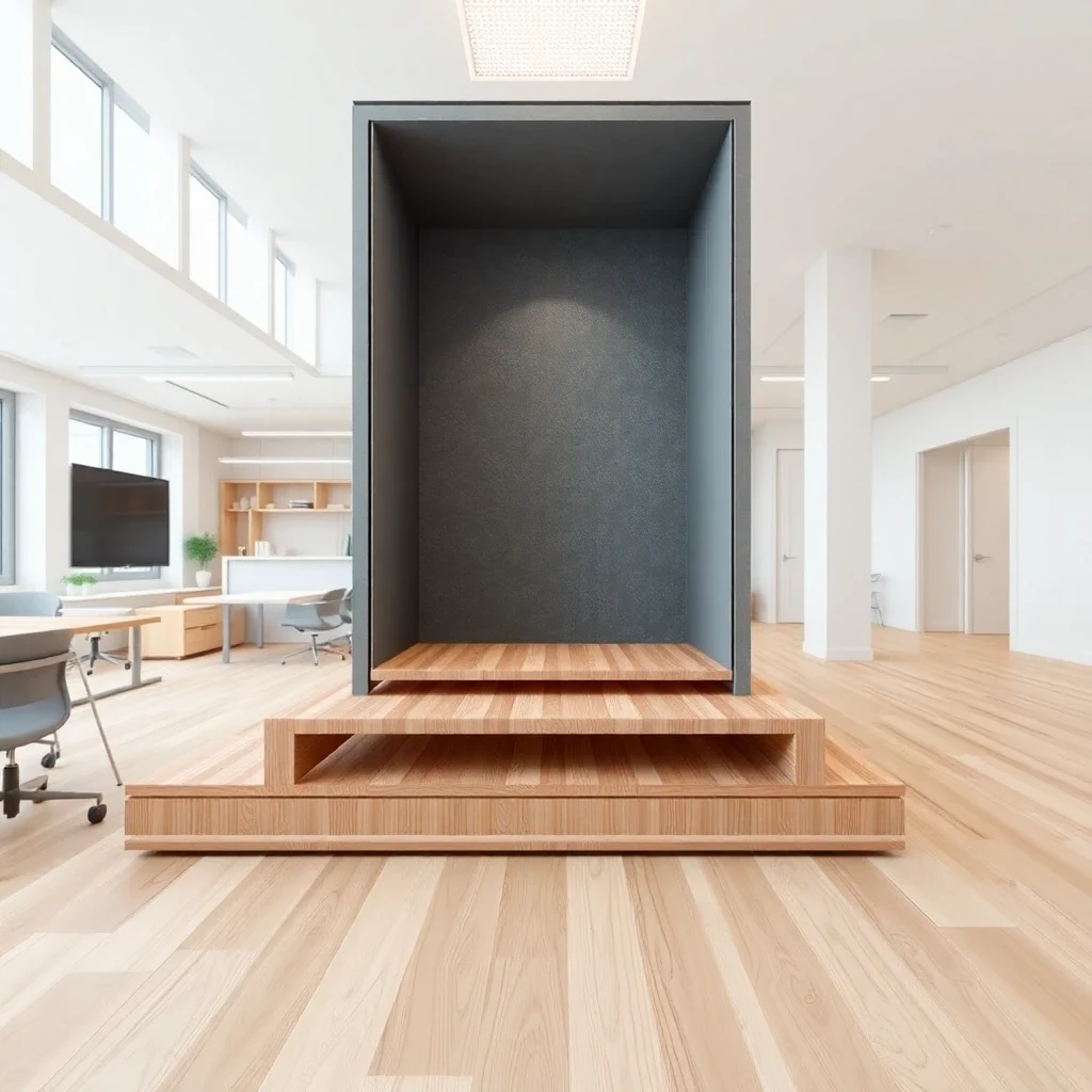 Soundproof Drum Booth – technical cross-section