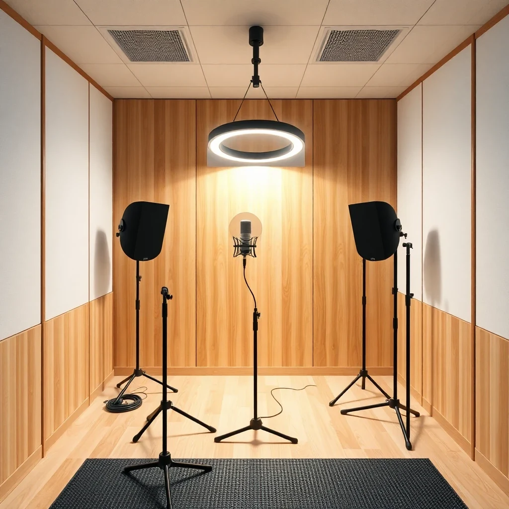 Soundproof Vocal Booth – interior view
