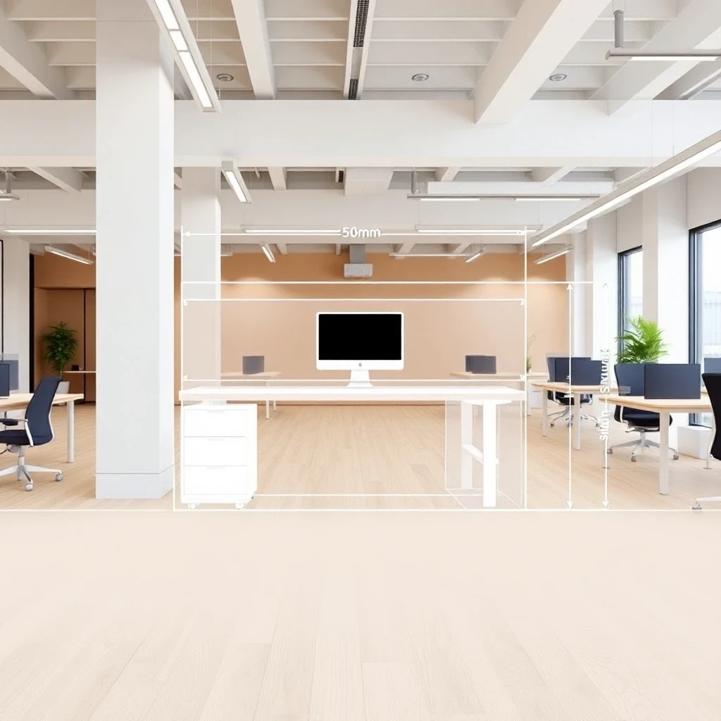Soundproof Work Pod – technical cross-section